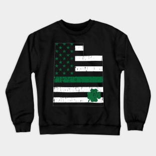 St Patricks Vintage Utah Irish USA Flag Crewneck Sweatshirt